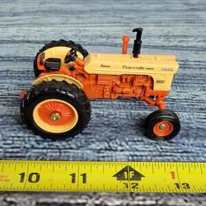Vtg 1990 Ertl 1/43 scale IH Case Case-O-Matic diesel 800 tractor cream/orange